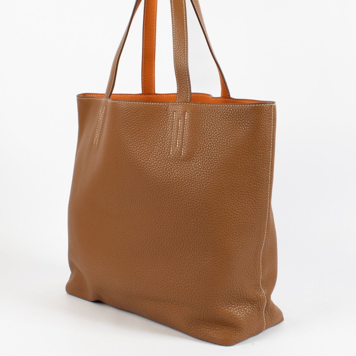 Hermès Double Sens 45 Goud/Oranje Clemence