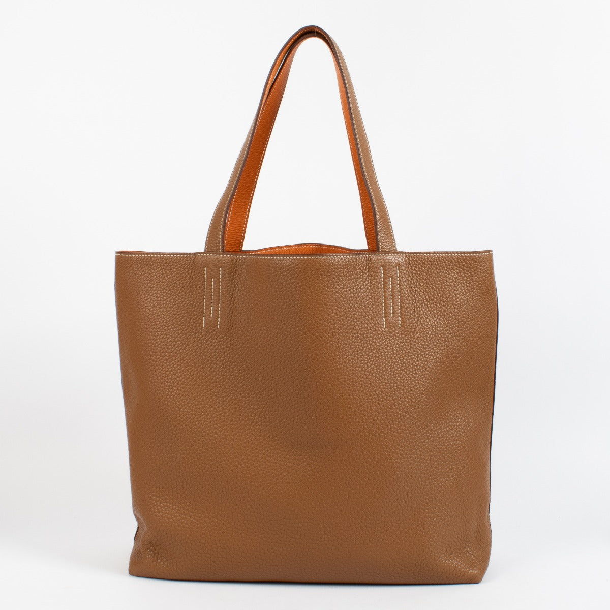 Hermès Double Sens 45 Goud/Oranje Clemence
