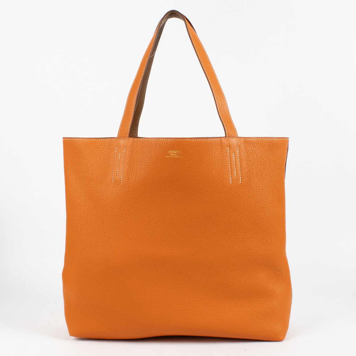 Hermès Double Sens 45 Goud/Oranje Clemence
