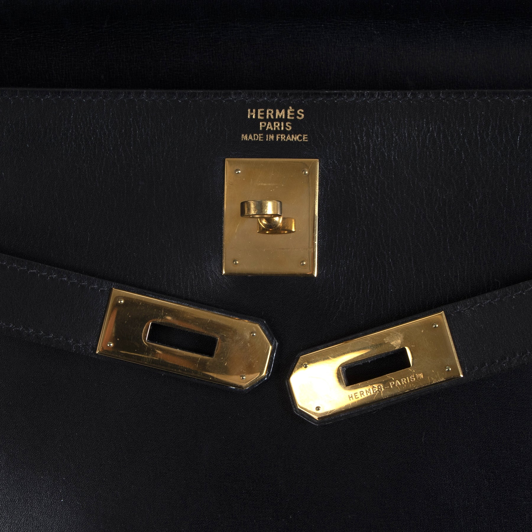 Hermès Kelly 40 Black Boxcalf