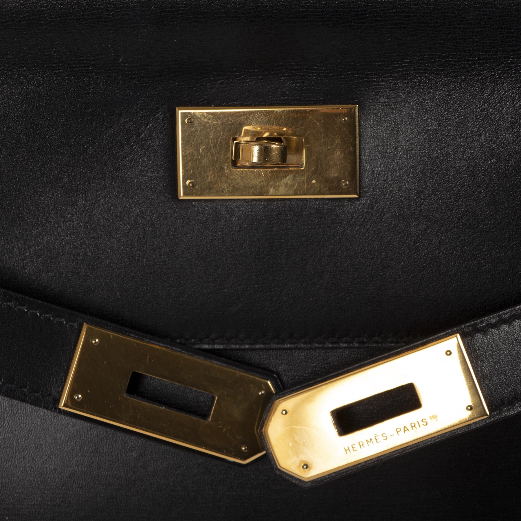 Hermès Kelly 40 Black Boxcalf