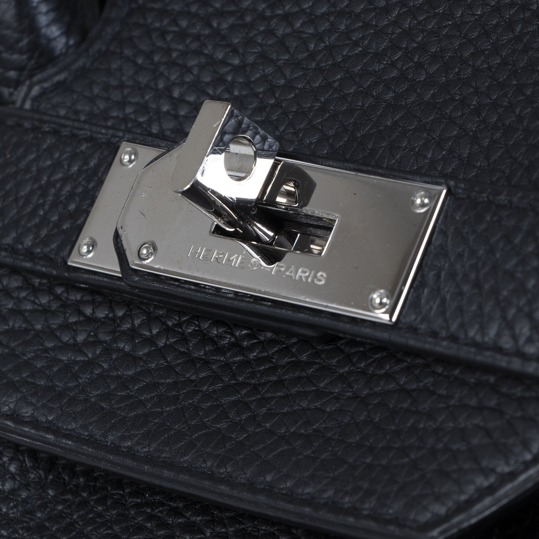 We buy and sell your authentic Hermès Birkin JPG Shoulder 42 Black Clemence PHW for the best price