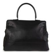 Hermès Kelly Relax 50 Travel Bag Black Sikkim Leather PHW