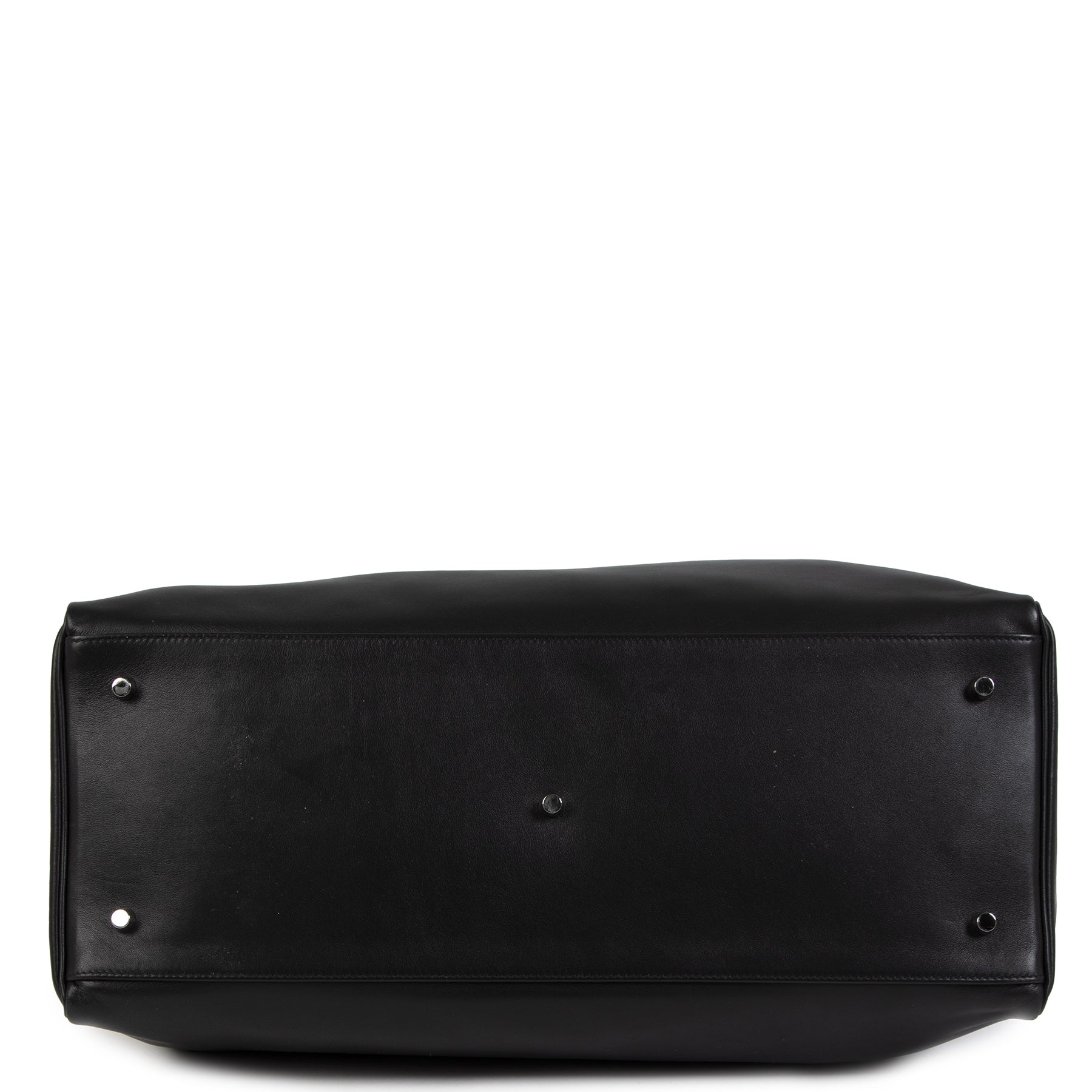 Hermès Kelly Relax 50 Travel Bag Black Sikkim Leather PHW pour le meilleur prix chez Labellov a Anvers Belgique