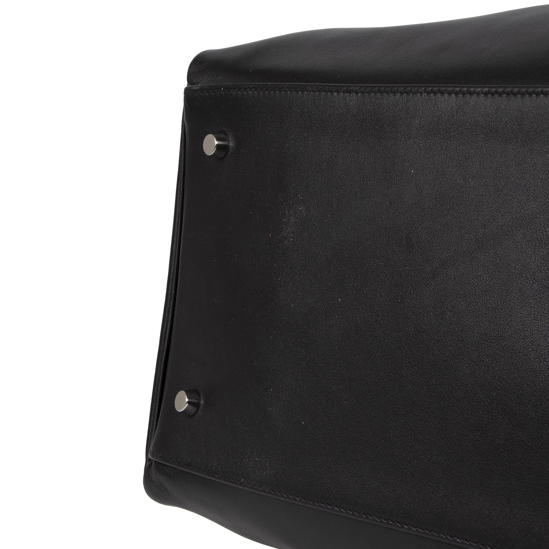 Hermès Kelly Relax 50 Travel Bag Black Sikkim Leather PHW 2019 for the best price shop online