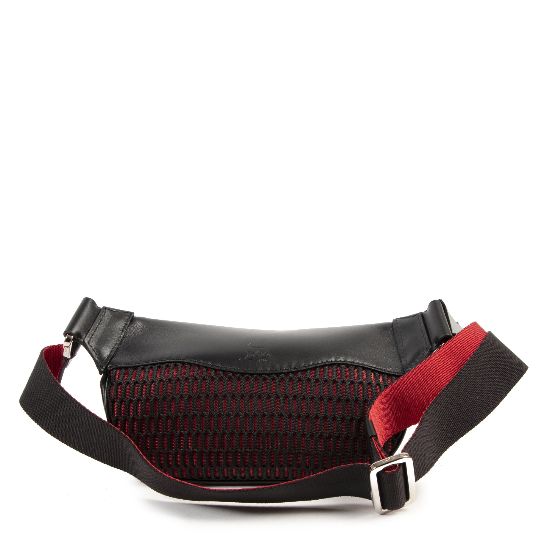 acheter en ligne Louboutin Black Marie Jane Belt Bag