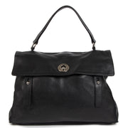 Yves Saint Laurent Muse Two Black Leather Bag