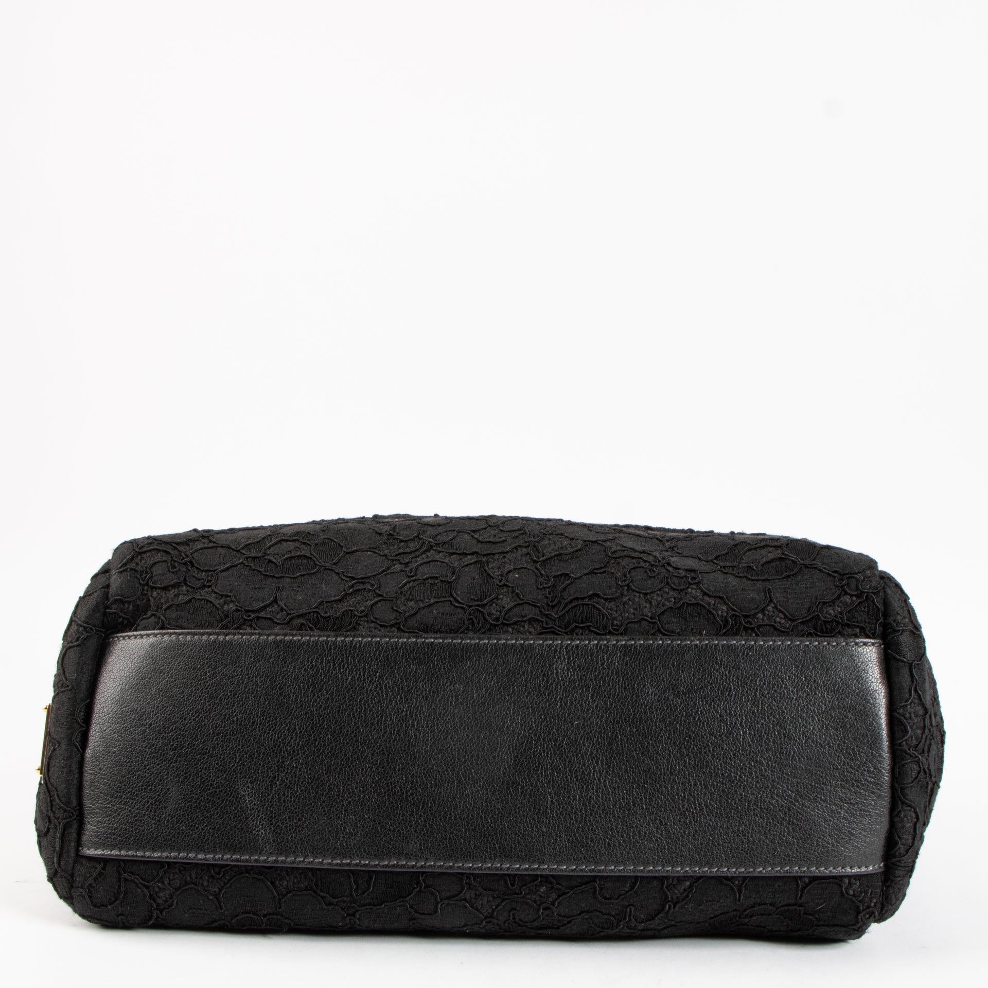 Dolce & Gabbana Black Lace Large Sicily Bag
