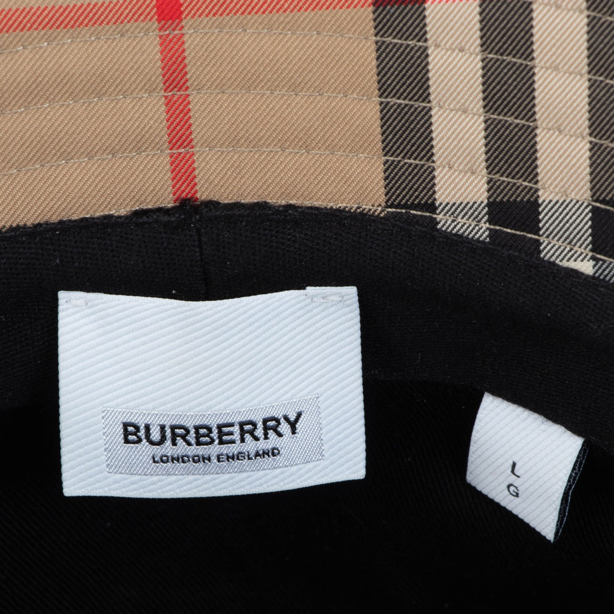 Shop 100% authentic second-hand Vintage Check Technical Cotton Bucket Hat on Labellov.com