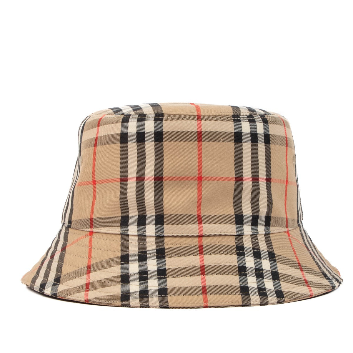 Burberry Vintage Check Technical Cotton Bucket Hat