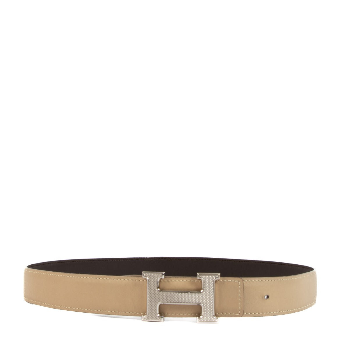 Hermès H Guillochee Swift Reversible Belt