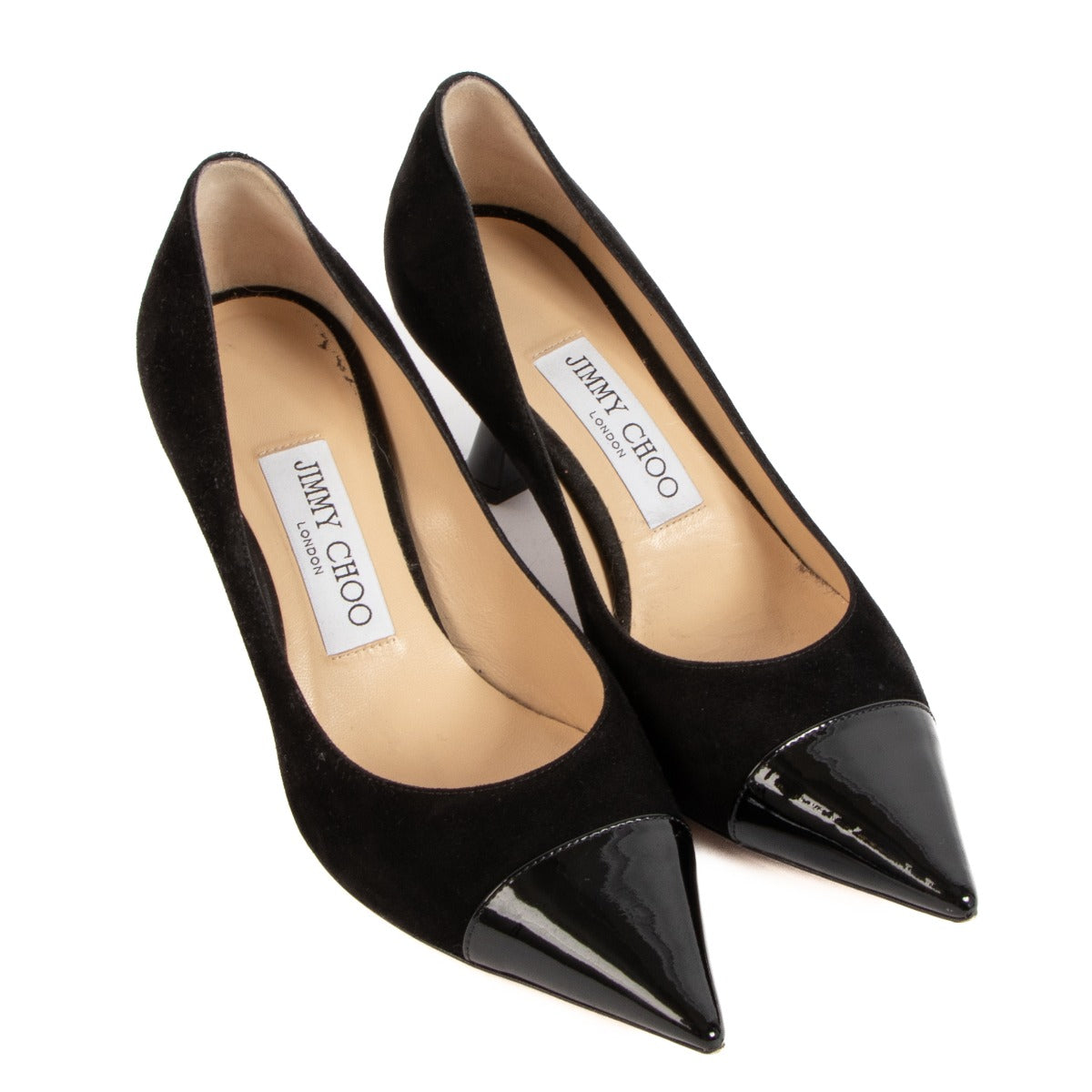 Jimmy Choo Rene 65 Black Suede Pumps