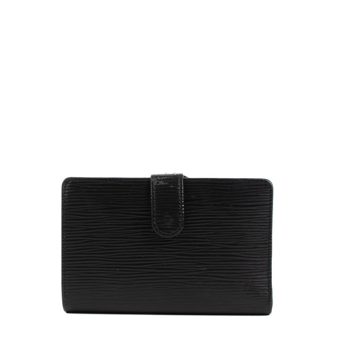 Louis Vuitton Black Epi Leather French Purse Wallet