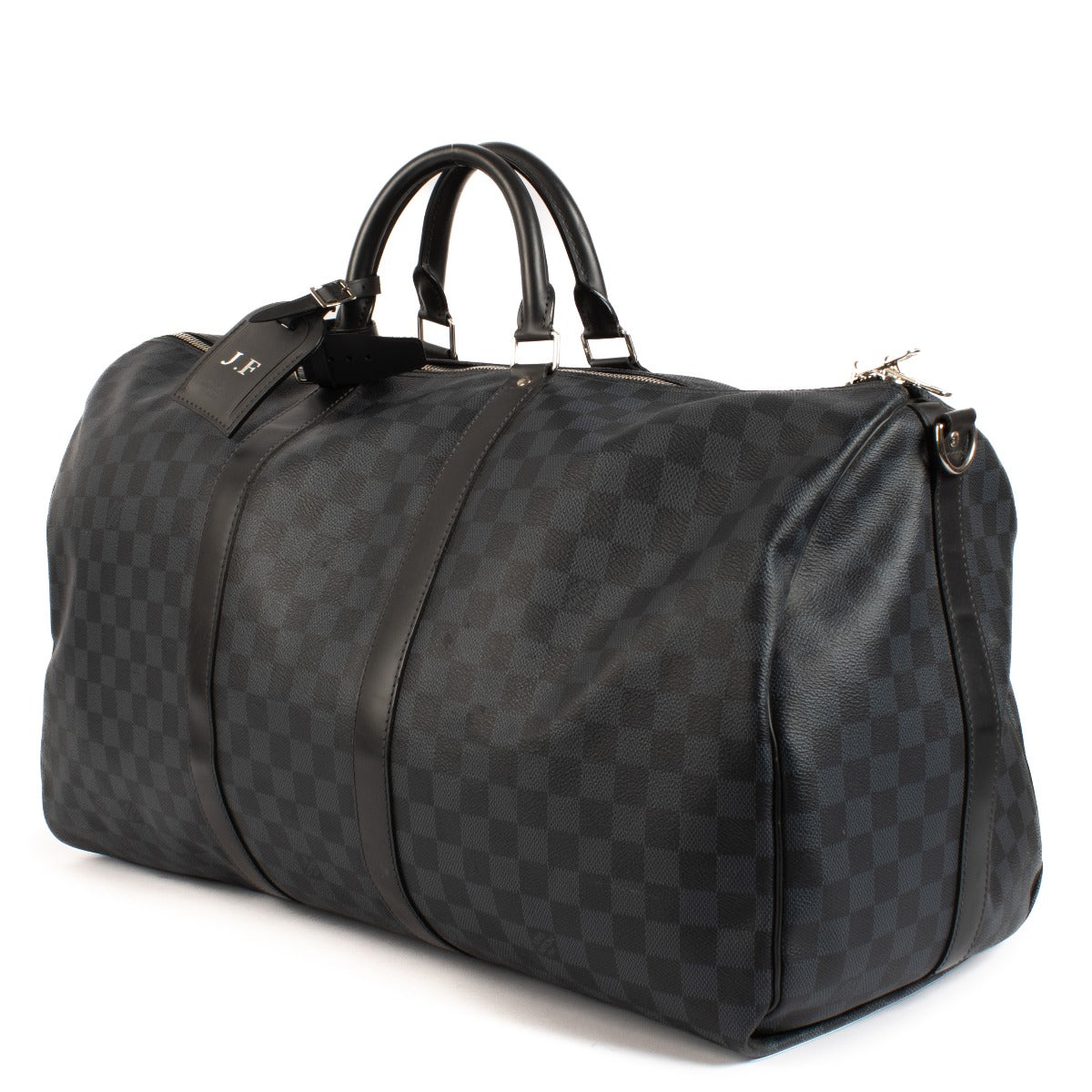 Louis Vuitton Damier Cobalt Keepall Bandoulière 55 Bag