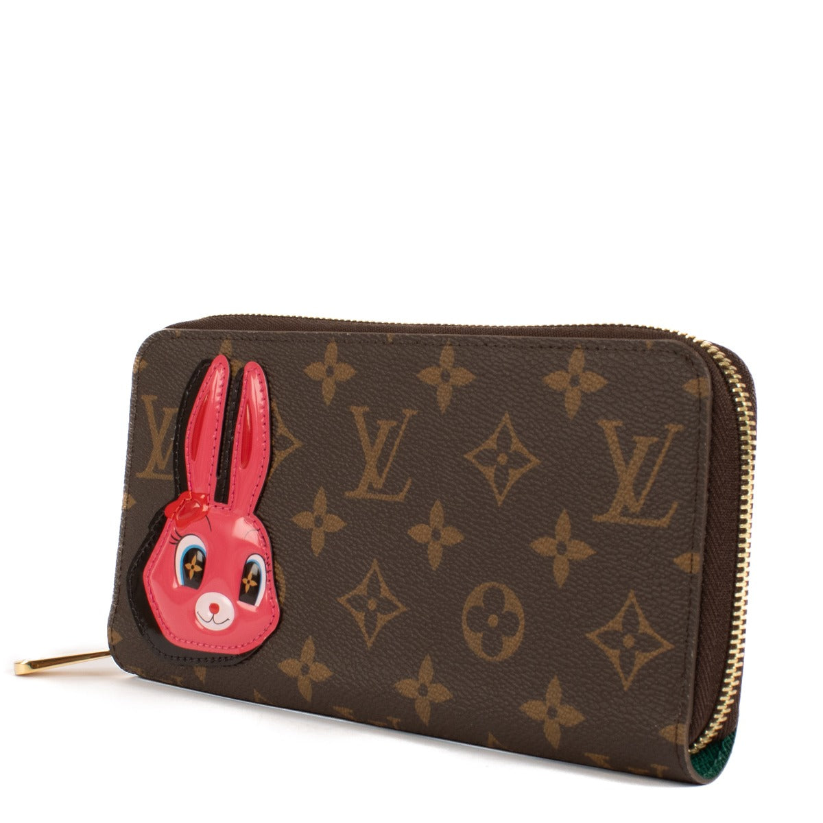 Louis Vuitton x Sun Yitian Monogram Rabbit Zippy Portemonnee