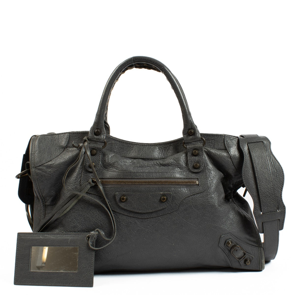 Balenciaga Grey Classic City Bag aan de beste prijs bij Labellov tweedehands luxe in Antwerpen en Knokke.