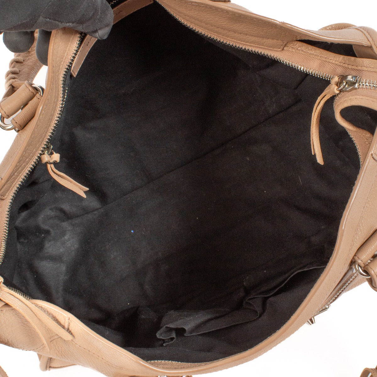 Sac City Medium Balenciaga Rose des Sables Metallic Edge