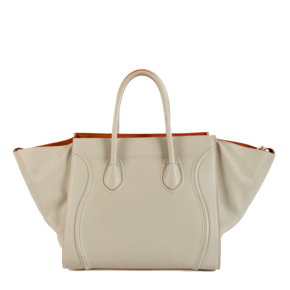 Shop 100% authentic secondhand Celine White Medium Luggage Phantom Top Handle Bag on Labellov.com