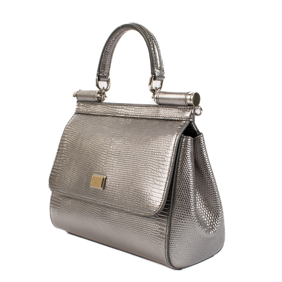 shop 100% authentic second hand Dolce & Gabbana Silver Sicily Bag on Labellov.com