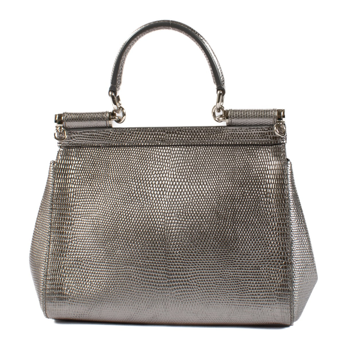 shop 100% authentic second hand Dolce & Gabbana Silver Sicily Bag on Labellov.com
