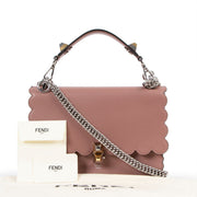 authentic Second hand Fendi Kan I Scalloped Studded English Rose crossbody at LabelloV