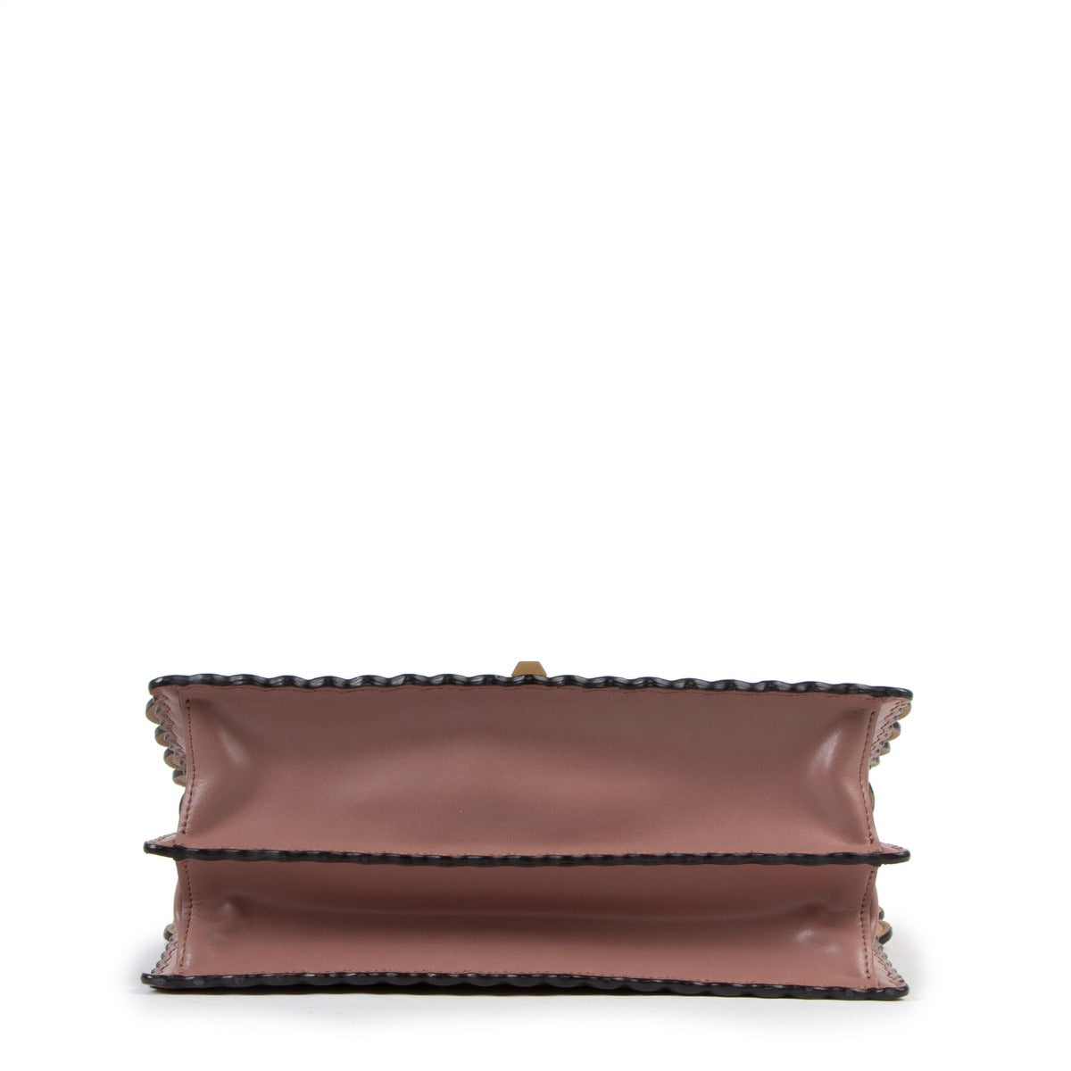 authentic Second hand Fendi Kan I Scalloped Studded English Rose crossbody at LabelloV