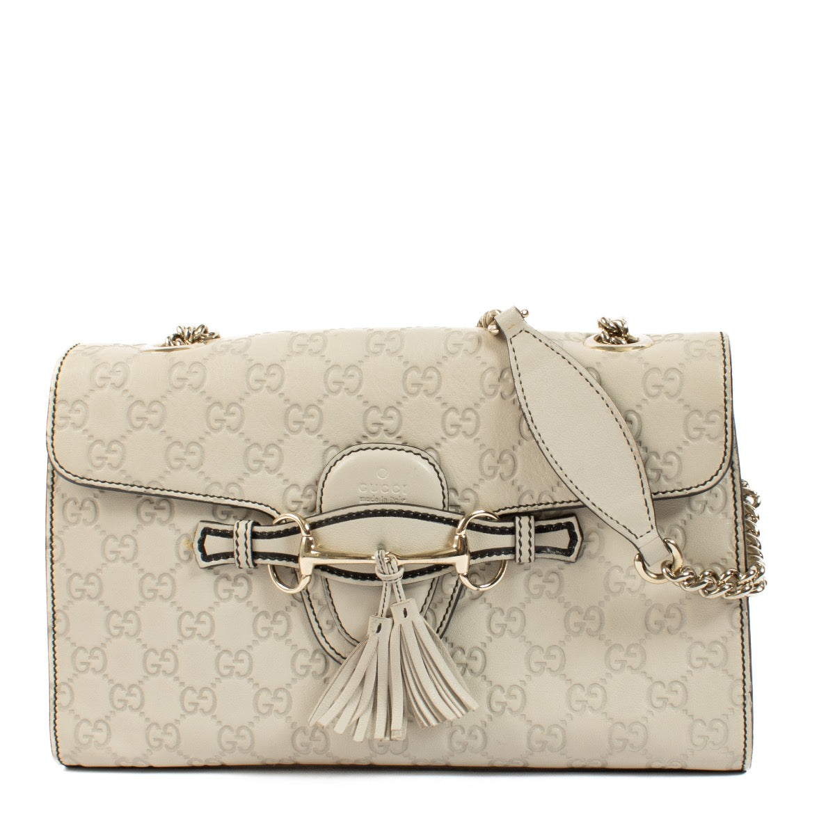 100% authentic second hand Gucci Emily Guccissima Chain Shoulder bag on Labellov.com