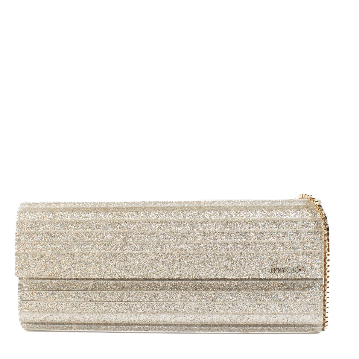 100% authentic second hand Jimmy Choo Silver Acrylic Clutch on Labellov.com