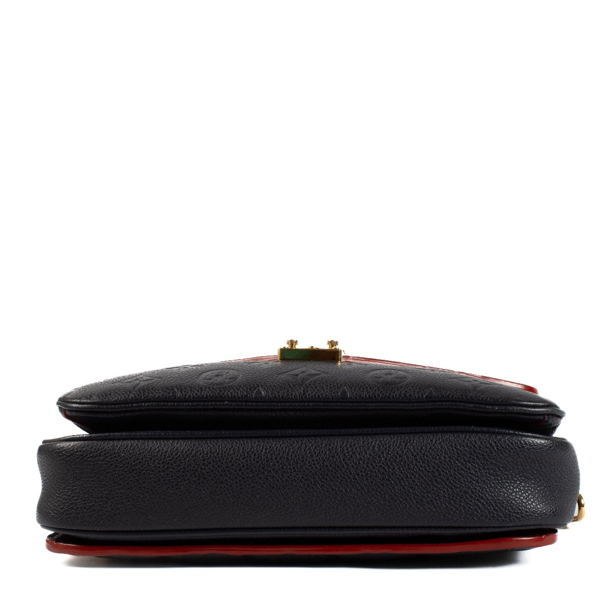 shop 100% authentic second hand Louis Vuitton Navy Monogram Empreinte Leather Pochette Métis Bag on Labellov.com