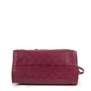 Buy an authentic second hand Louis Vuitton Burgundy Lumineuse PM Monogram Empreinte Shoulder Bag in very good condition at Labellov