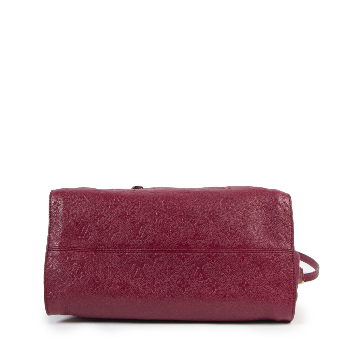 Buy an authentic second hand Louis Vuitton Burgundy Lumineuse PM Monogram Empreinte Shoulder Bag in very good condition at Labellov