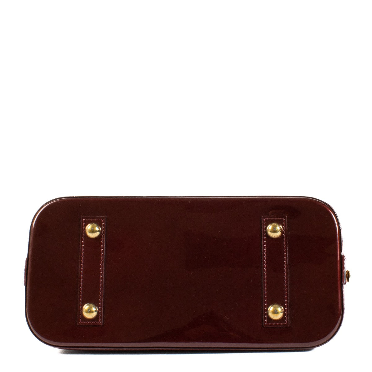 shop 100% authentic second hand Louis Vuitton Rouge Fauviste Monogram Vernis Alma PM Bag on Labellov.com
