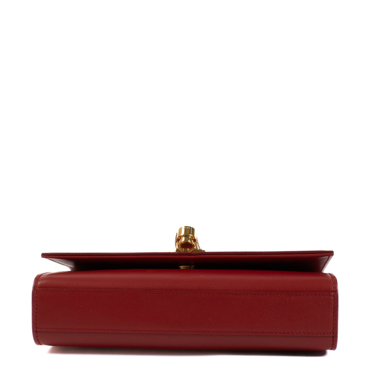 shop 100% authentic second hand Saint Laurent Red Smooth Calfskin Medium Kate Tassel Bag on Labellov.com
