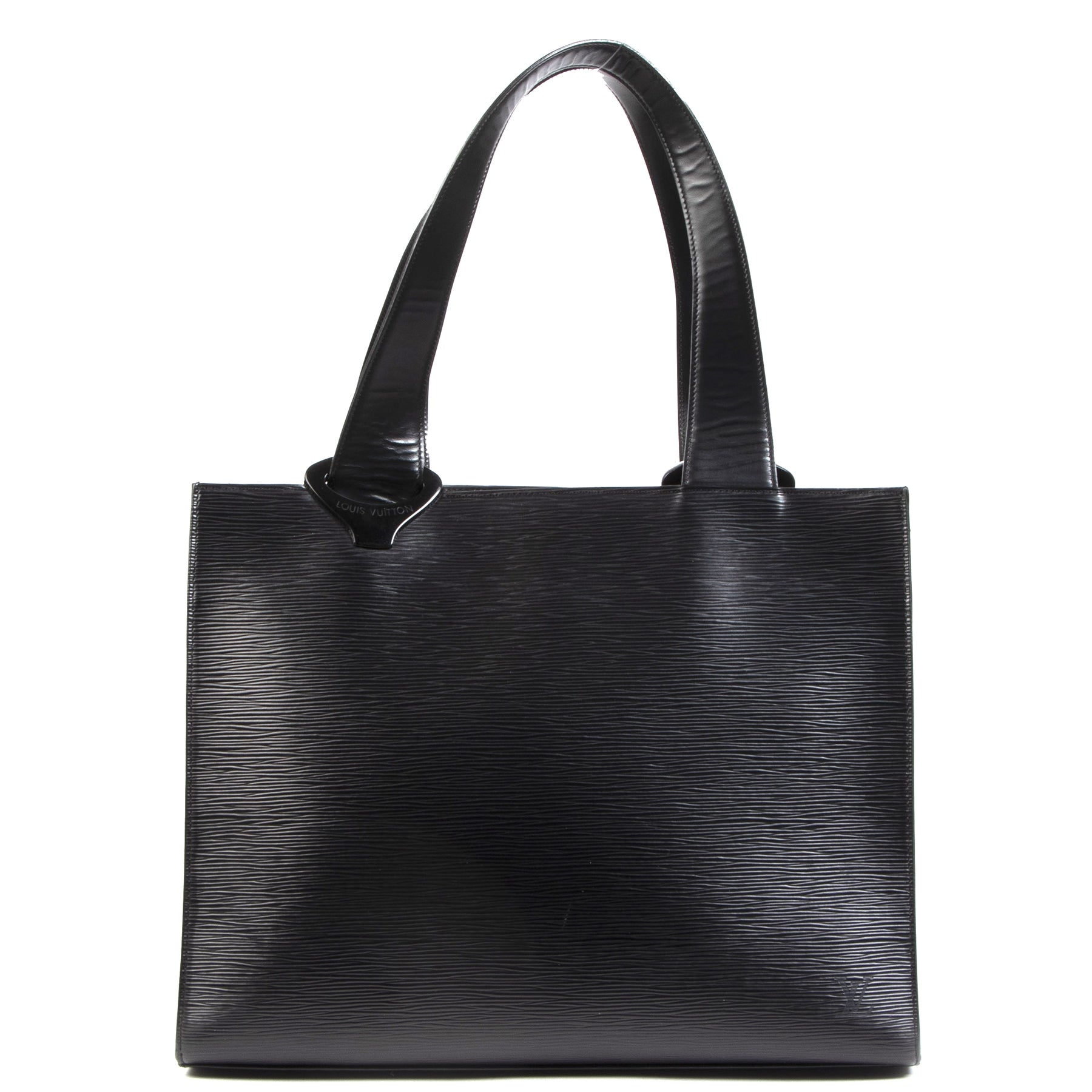 Louis Vuitton Black Epi Leather Gemeaux Tote