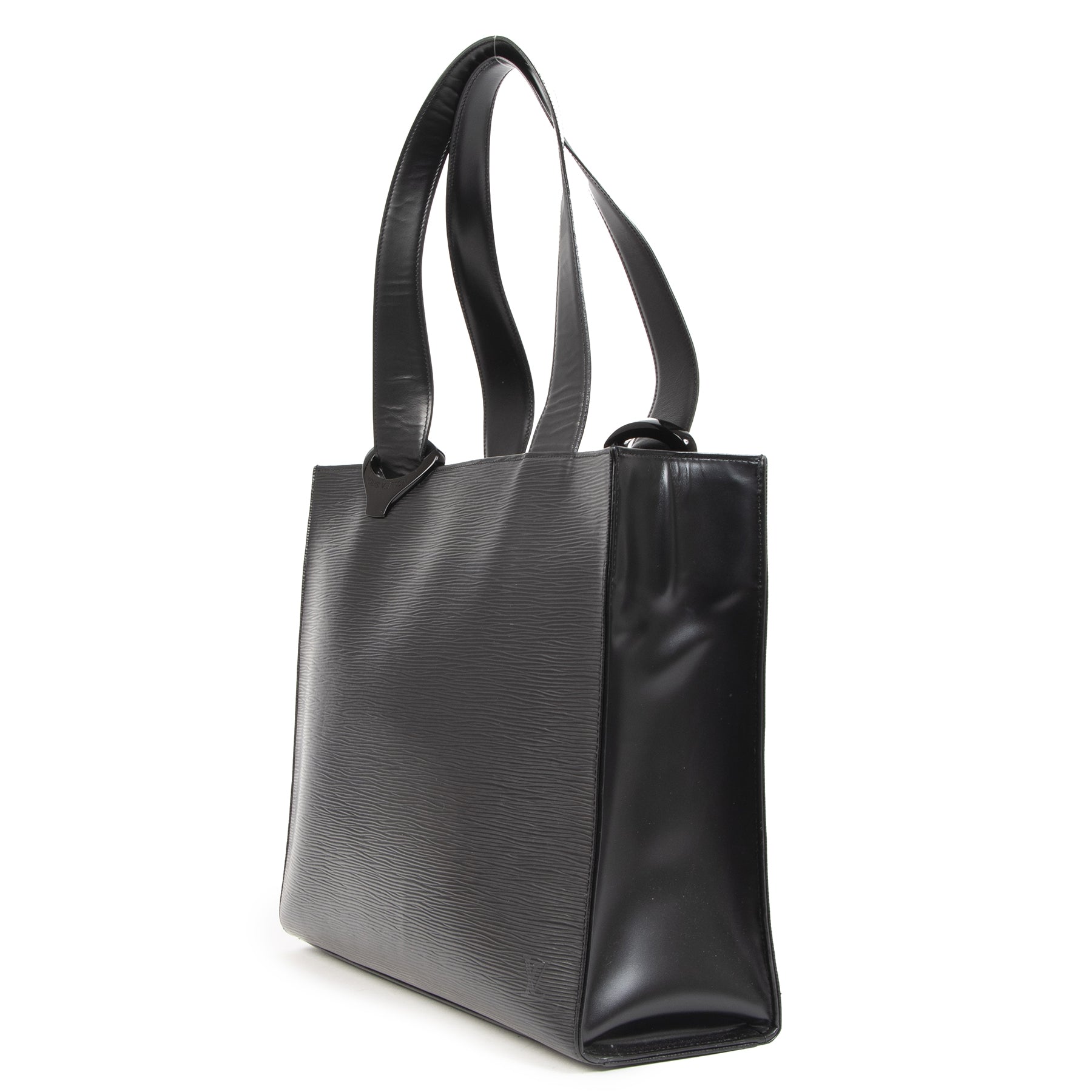 Authentieke Tweedehands Louis Vuitton Black Epi Leather Gemeaux Tote aan de juiste prijs online veilig winkelen LabelLOV vintage webshop Luxe merken winkelen Antwerpen België