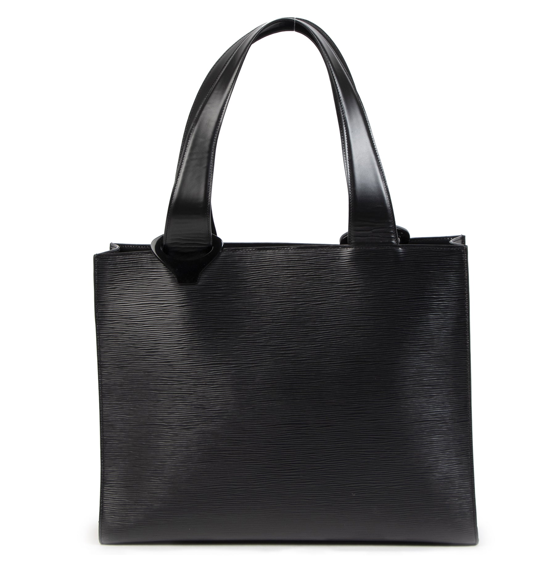 Louis Vuitton Black Epi Leather Gemeaux Tote