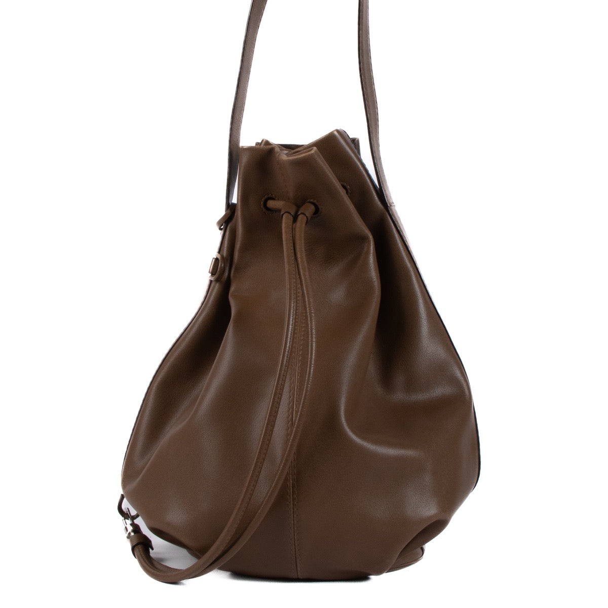 Shop 100% authentic second-hand Delvaux Marron Nomade Sellier Shoulder Bag on Labellov.com