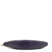Authentieke Tweedehands delvaux purple leather coin pouch juiste prijs veilig online shoppen luxe merken webshop winkelen Antwerpen België mode fashion