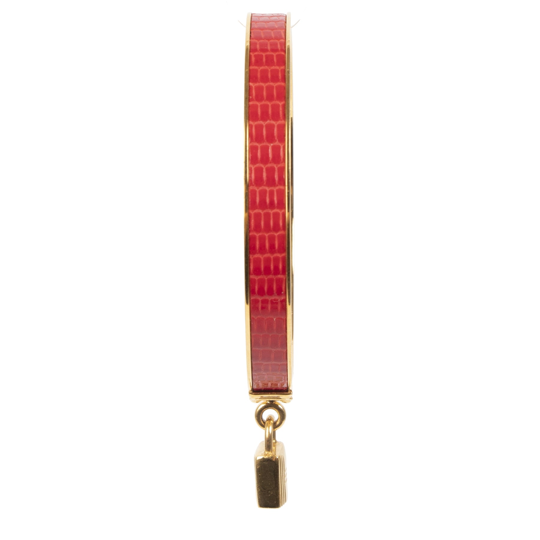Authentic second-hand vintage Hermès Kelly Crocodile Bangle buy online webshop LabelLOV