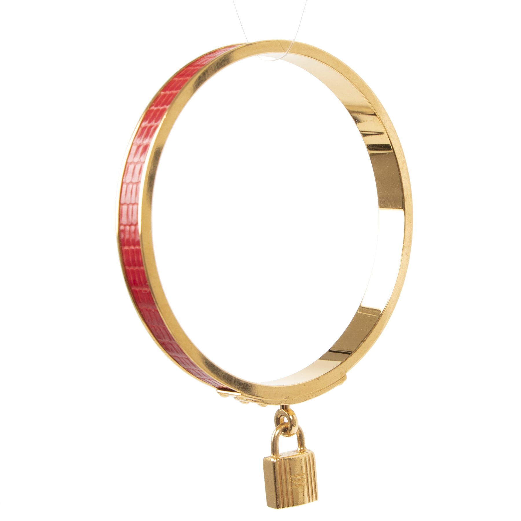 Authentique seconde main vintage Hermès Kelly Crocodile Bangle achète en ligne webshop LabelLOV