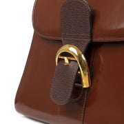 Delvaux Brown Bicolor Patent Brillant PM Bag acheter en ligne seconde main