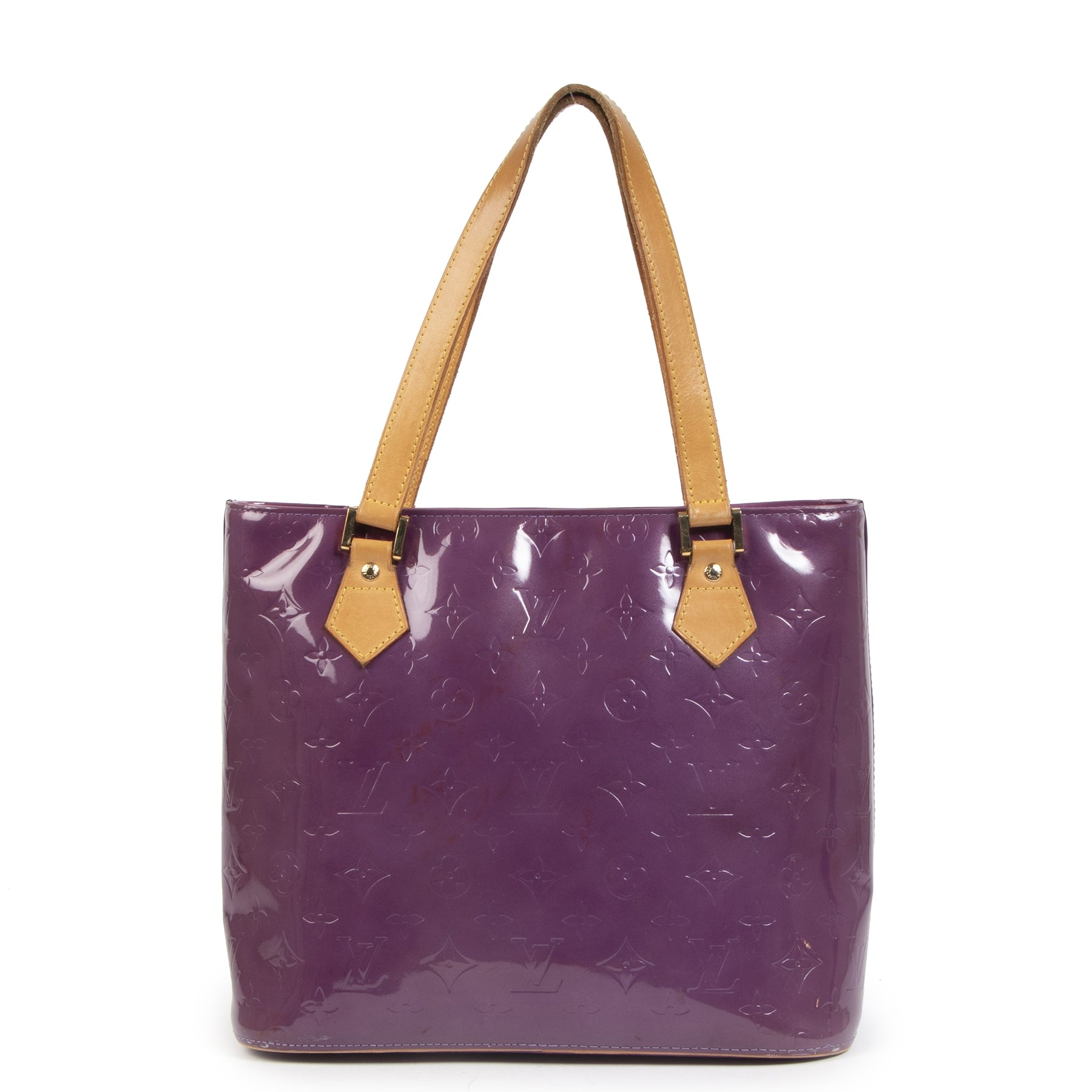 Authentic second-hand vintage Louis Vuitton Purple Houston Shoulder Bag buy online webshop LabelLOV