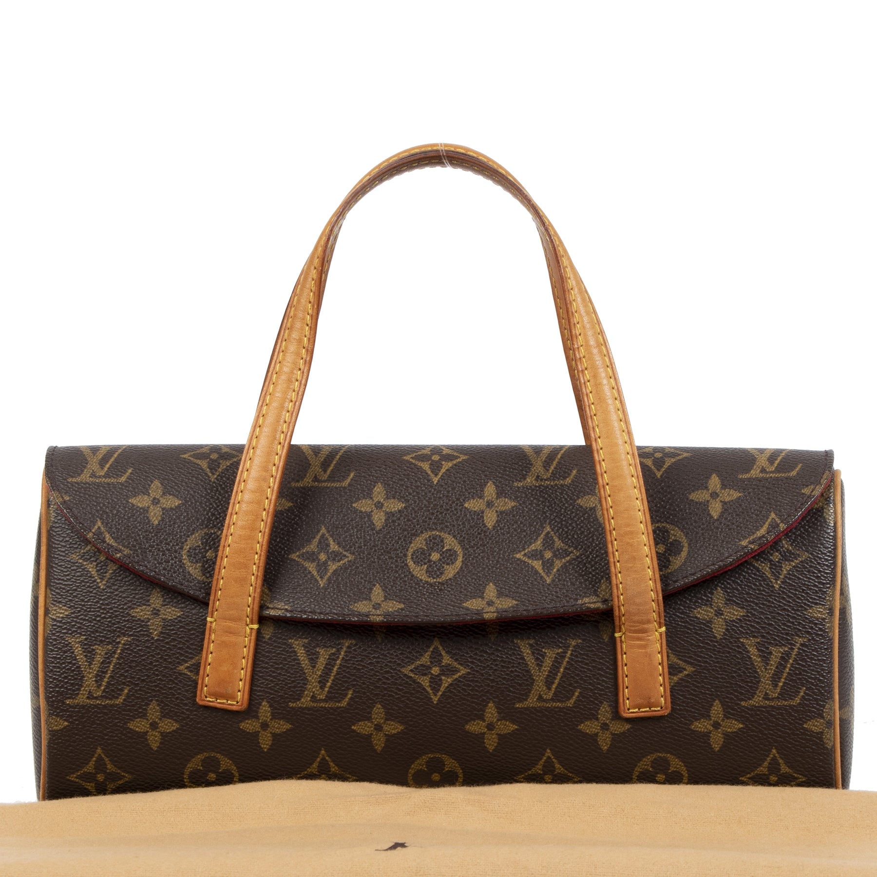 Authentieke tweedehands vintage Louis Vuitton Monogram Sonatine Bag koop online webshop LabelLOV