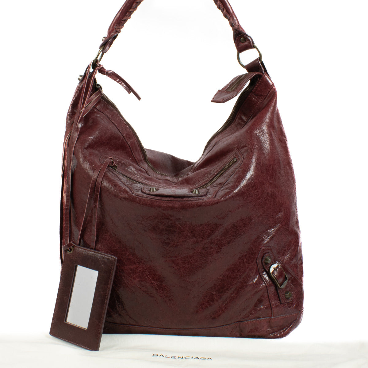 Balenciaga Burgundy colored Day Bag