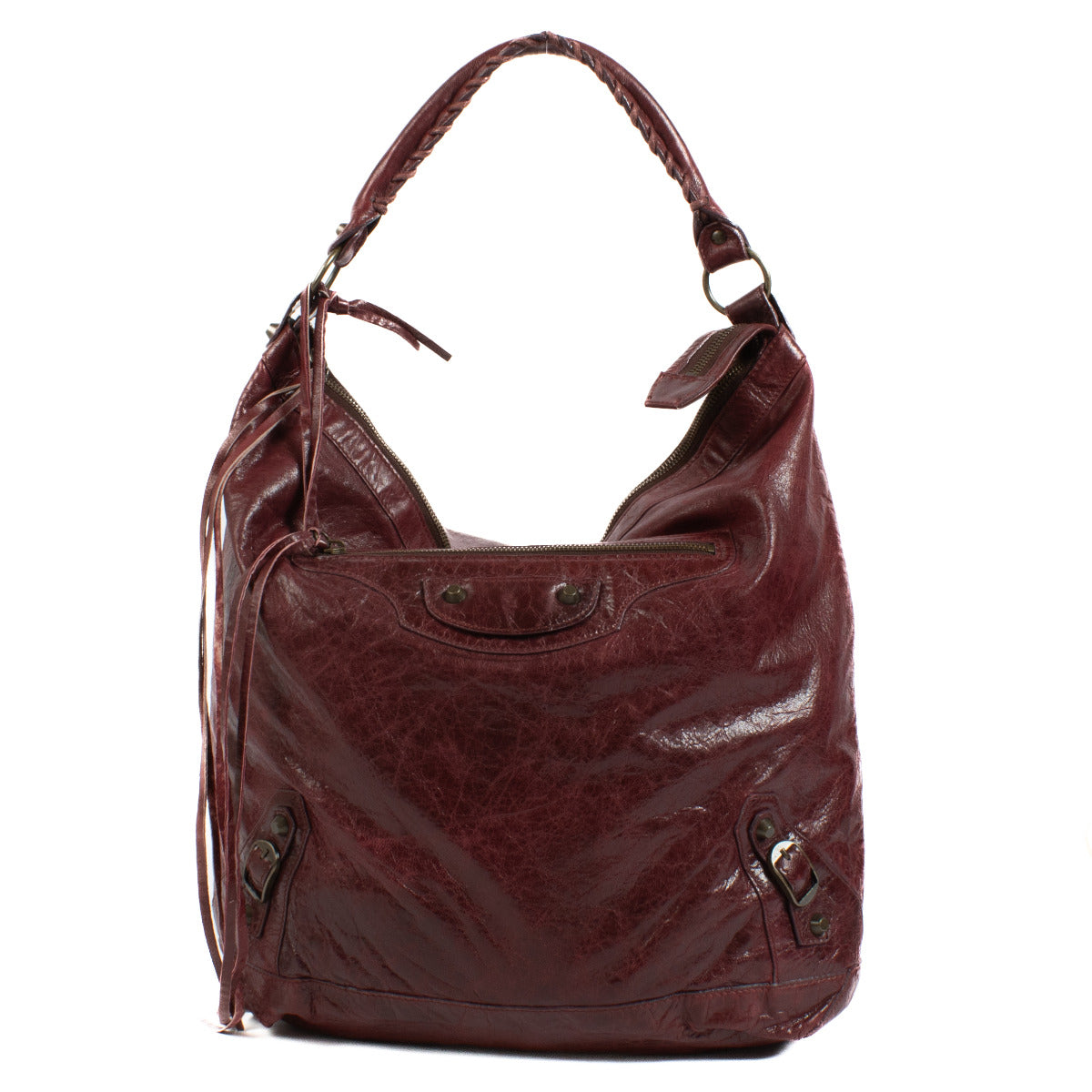 Balenciaga Burgundy colored Day Bag
