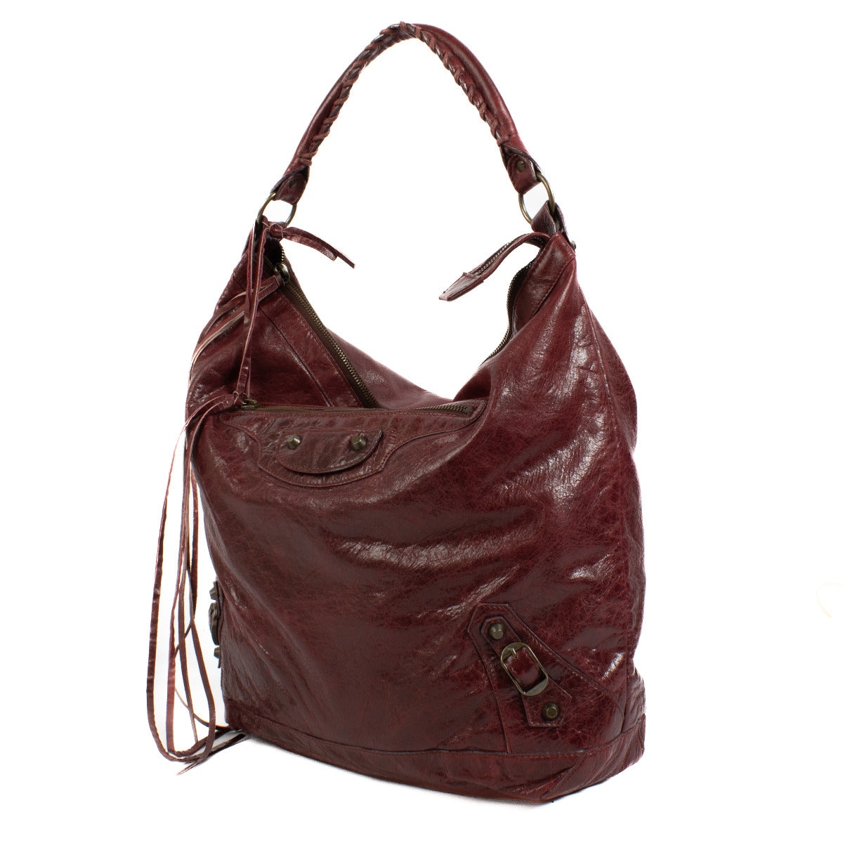 Balenciaga Bourgogne Day Schoudertas