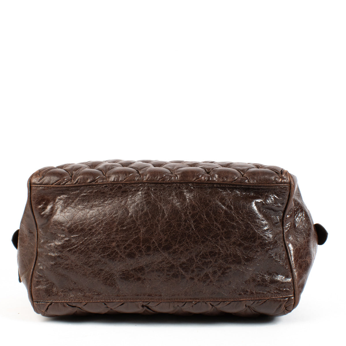 Balenciaga Bruine Gewatteerde Boston Tas
