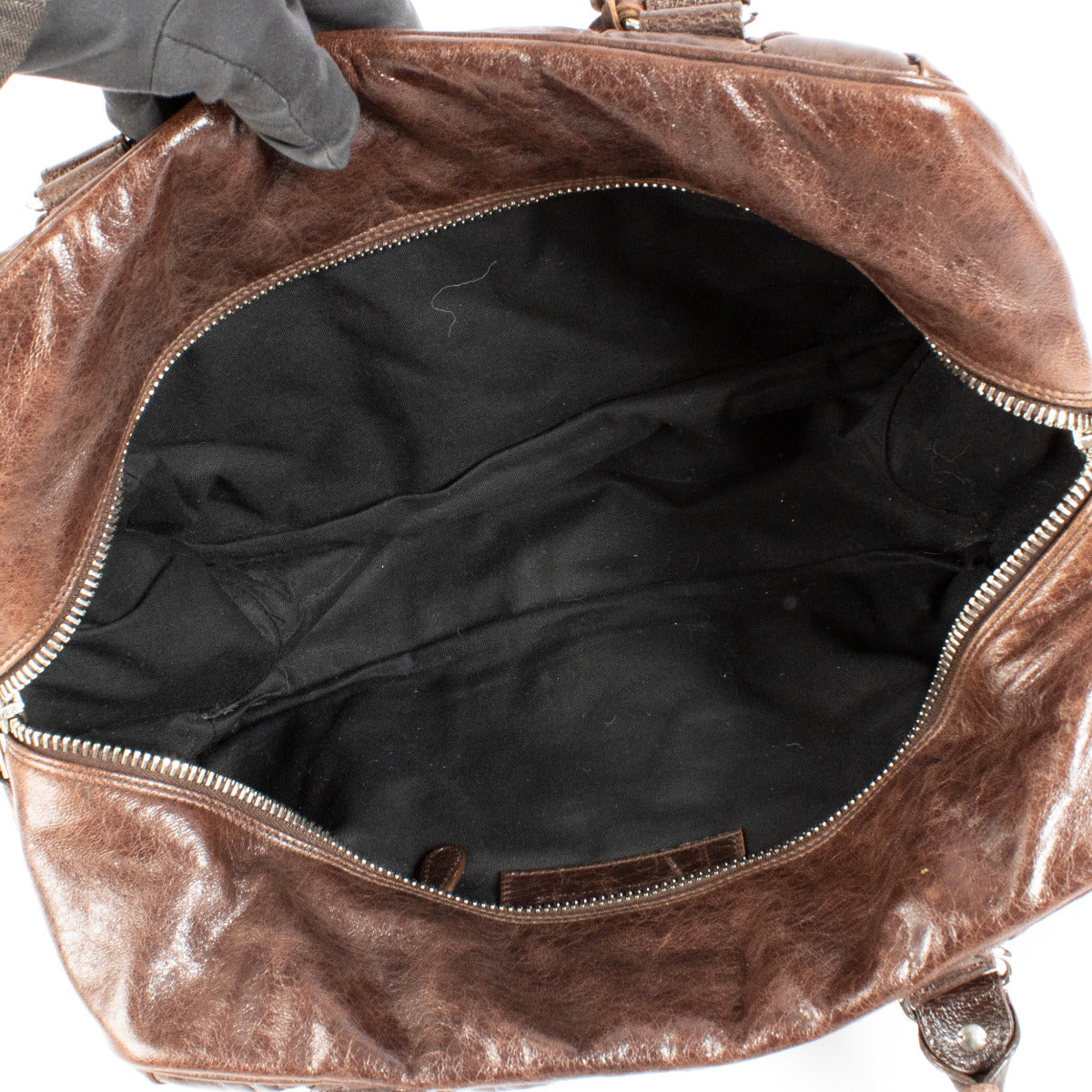 Balenciaga Bruine Gewatteerde Boston Tas