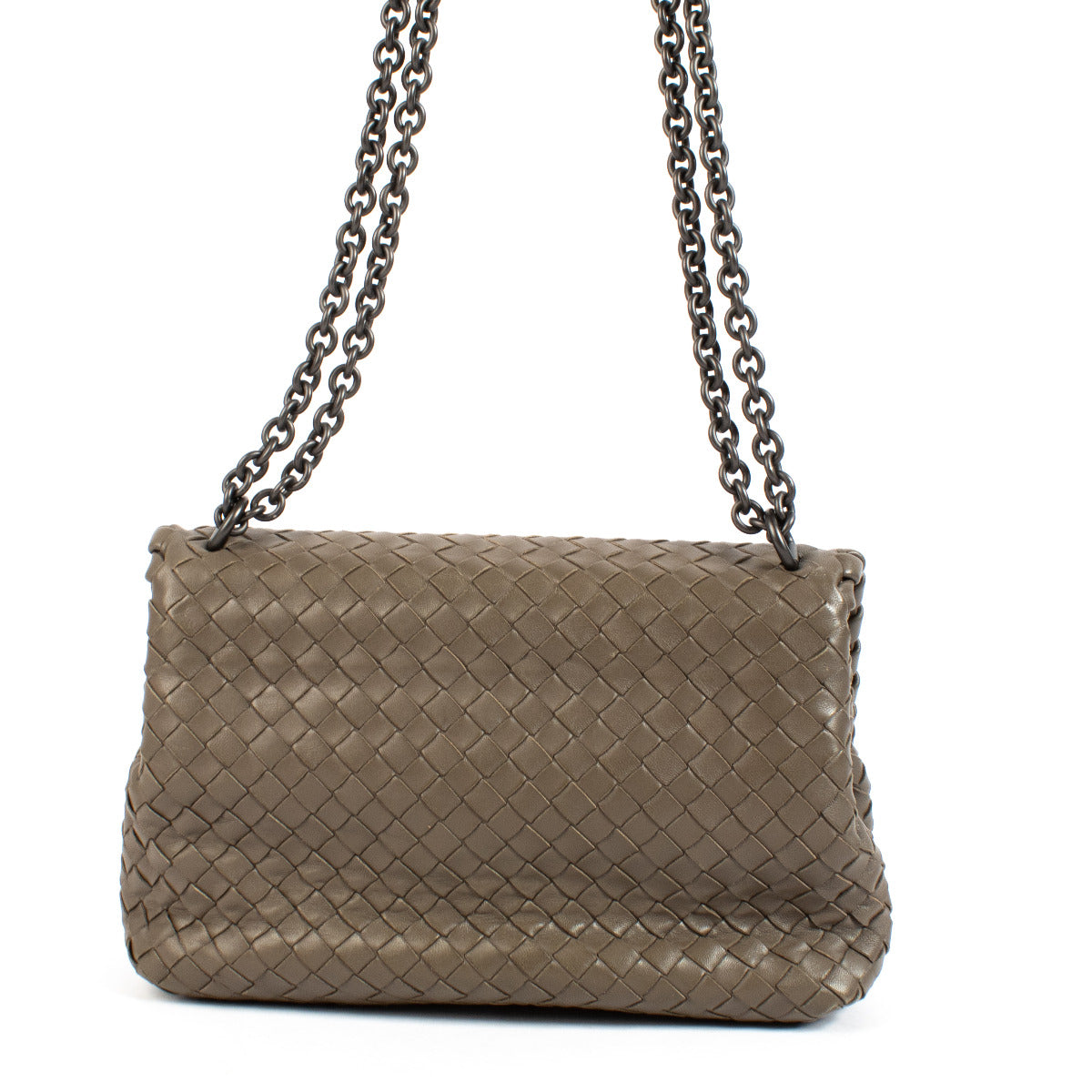 Sac Olimpia Bottega Veneta Intrecciato moyen taupe