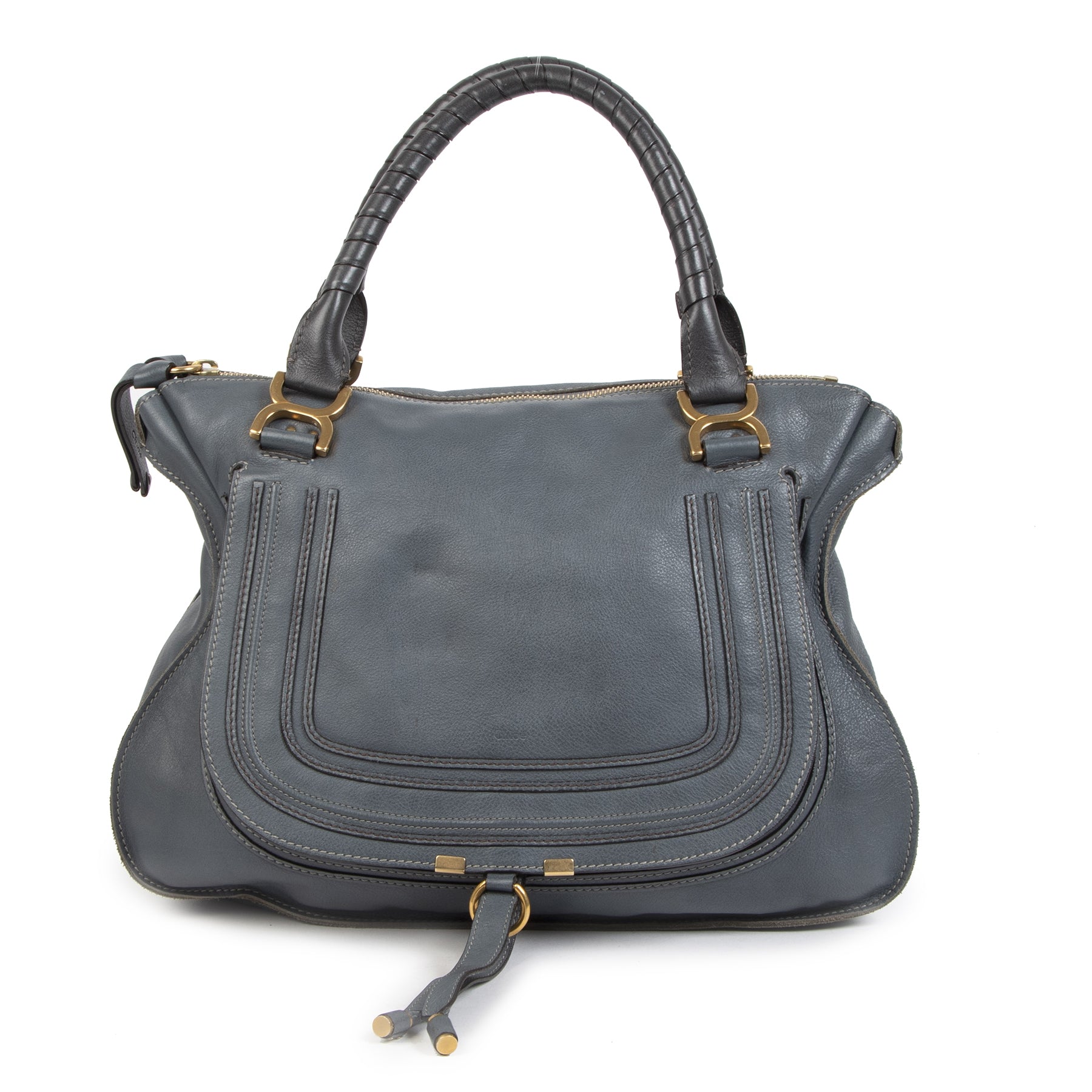 Authentic second-hand vintage Chloe Medium Marcie Tote Bag buy online webshop LabelLOV